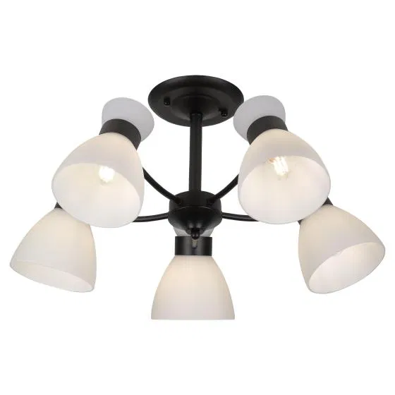 Люстра Aemilia 9185-305 5хЕ27 60Вт модерн Rivoli Б0069949