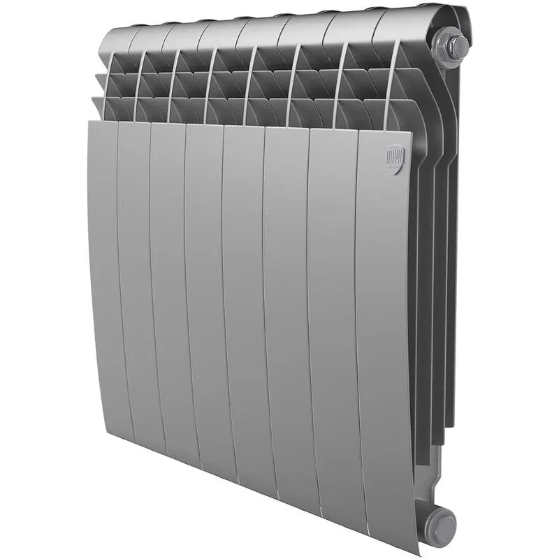 Радиатор биметал. BiLiner 500 Silver Satin 8 секц. RTBSS50008 Royal Thermo НС-1176319