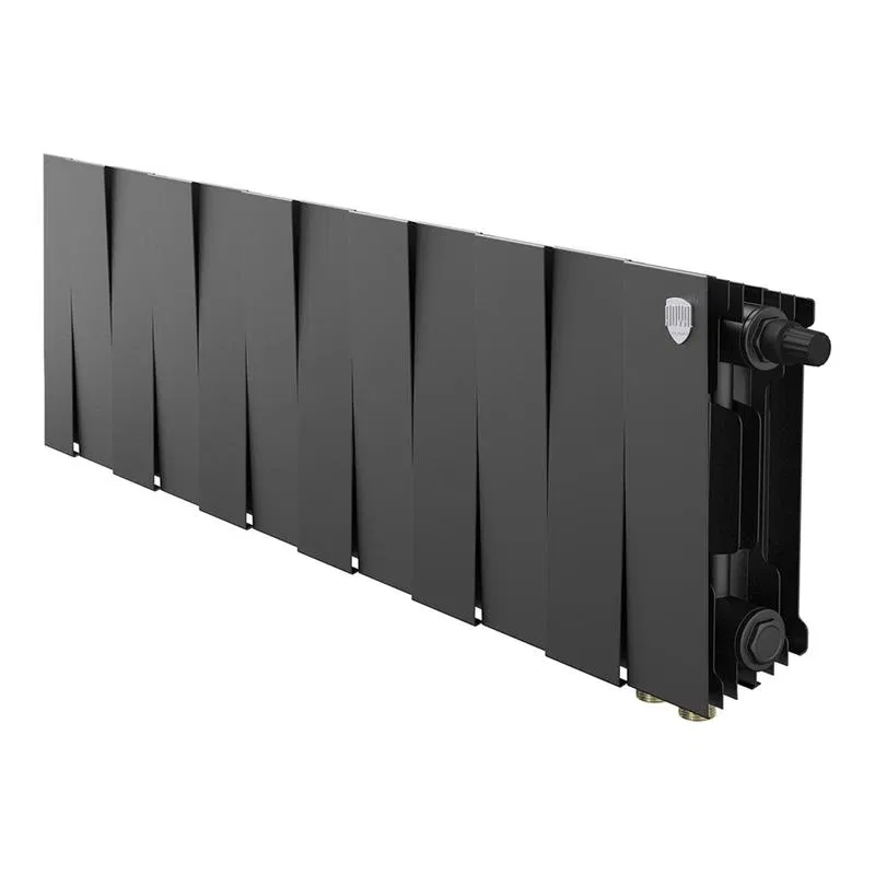 Радиатор PianoForte 200 VDR80 12 секц. биметал. Noir Sable Royal Thermo НС-1506327