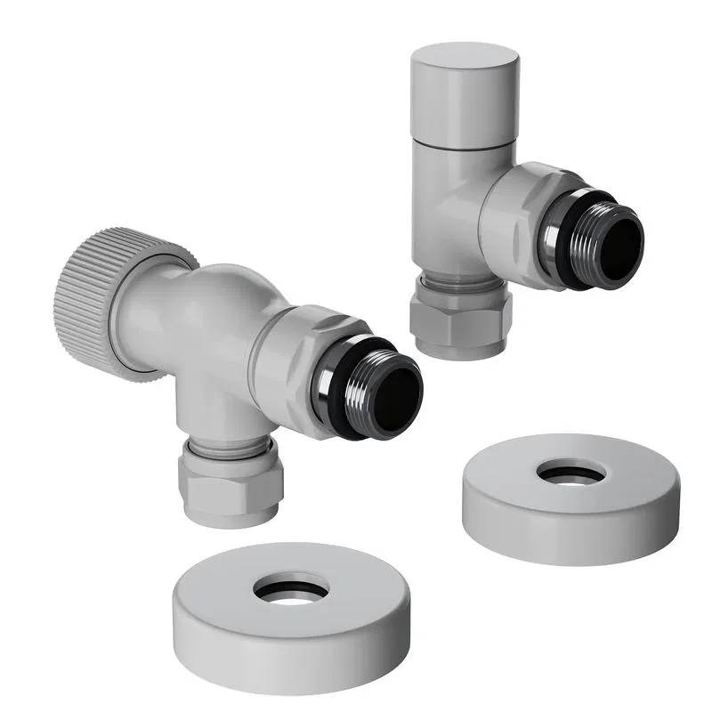 Набор термостатический осевой Design Pro 15мм М30х1.5 бел. Royal Thermo НС-1646642