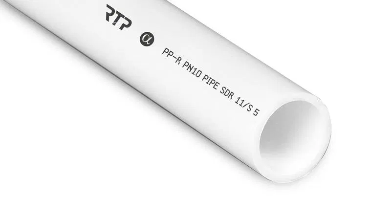 Труба PPR 40х3.7 PN10 бел. (дл.2м) RTP 14157