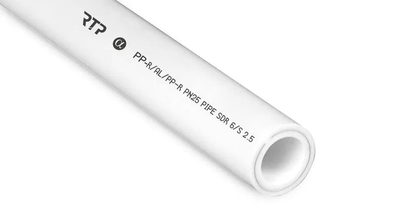 Труба PPR 75х12.5 PN25 армир. алюм. бел. (дл.4м) RTP 32816