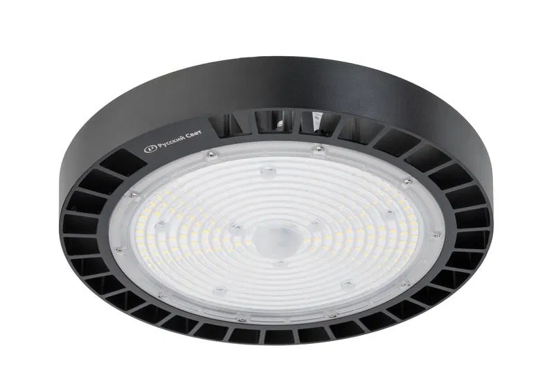 Светильник светодиодный ДСП IB 11 S 150W M 850 2 BK 298х298х156мм 150Вт 5000К IP65 DALI-2 High Bay подвесной черн. Русский Свет 16091124356