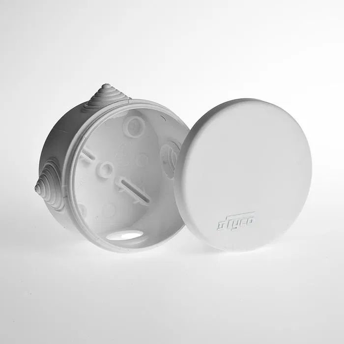 Коробка распределительная ОП 80х50мм IP55 бел. Ruvinil 67025Б
