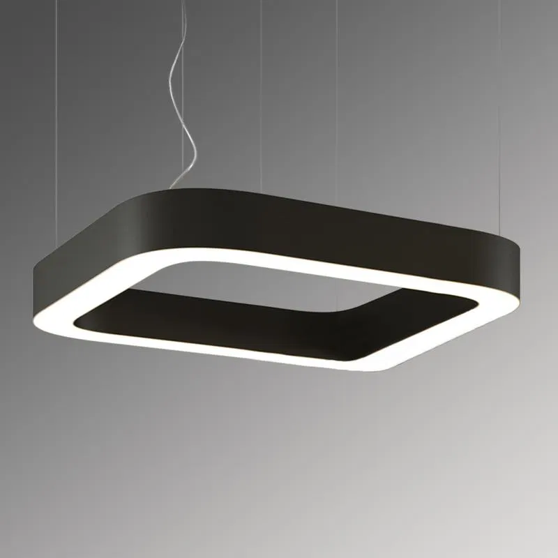 Светильник светодиодный RVE-LBX-HOLE-BOX-SOFT-400-P 36Вт 4000К 400х400х100мм подвесной шир. рассеив.=80мм бел. RVElektro RVE00000343