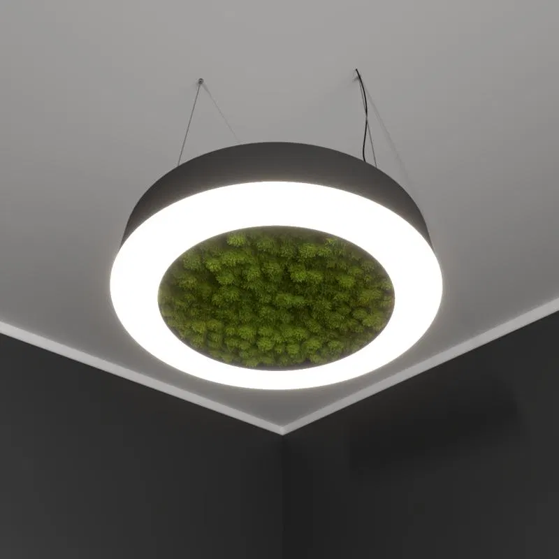 Светильник светодиодный RVE-LBX-MOSS-HOLE-RING-1800-P 148Вт 4000К 1800х1800х100мм подвесной шир. рассеив.=80мм бел. RVElektro RVE00000538
