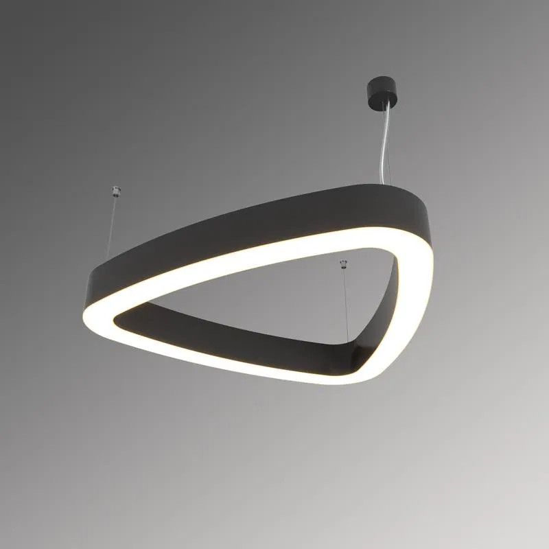 Светильник светодиодный RVE-LBX-HOLE-LITUS-600-P 44Вт 4000К 600х570х70мм подвесной шир. рассеив.=50мм бел. RVElektro RVE00000809