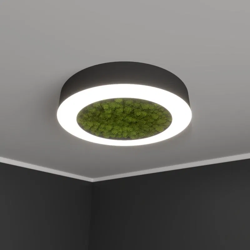 Светильник светодиодный RVE-LBX-MOSS-HOLE-RING-1400-N 114Вт 4000К 1400х1400х100мм накладной шир. рассеив.=80мм бел. RVElektro RVE00001621