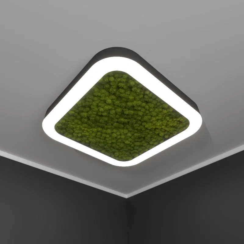 Светильник светодиодный RVE-LBX-MOSS-HOLE-BOX-SOFT-900-N 82Вт 4000К 900х900х100мм накладной шир. рассеив.=80мм бел. RVElektro RVE00002170