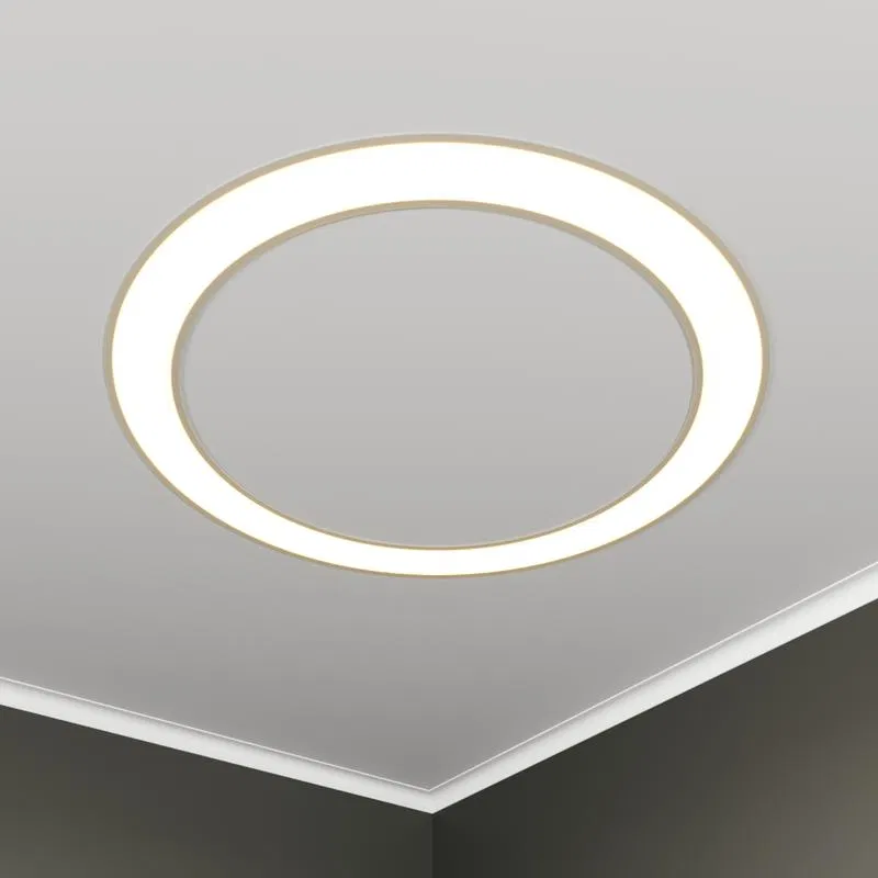 Светильник светодиодный RVE-LBX-HOLE-RING-1530-V 123Вт 4000К 1530х1530х100мм S80мм кольцо встраив. бел. RVElektro RVE00002852