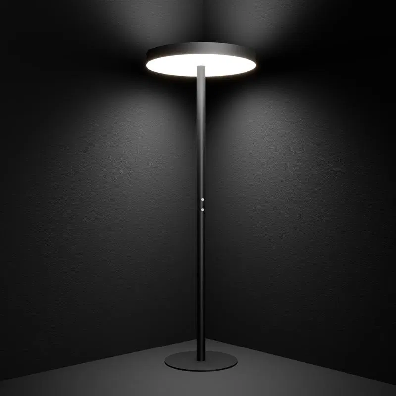 Светильник светодиодный RVE-LBX-CIELO-UPDOWN-2150х600-T 84Вт 4000К 600х600х80мм торшер круг напольный стойка 2060х400мм черн. RVElektro RVE00003332