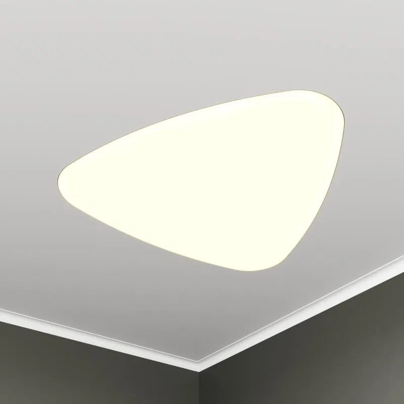 Светильник светодиодный RVE-LBX-LITUS-1046-VG 81Вт 4000К 1046х996х130мм треугольник рело закругл. встраив. под шпаклевку бел. RVElektro RVE00003616