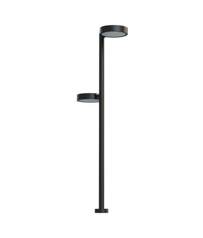Комплекс осветительный КСдУ 03-080-017 IP65 "Сегмент F 2х40" 460/3000 1049х380х3000мм 80Вт 12180лм садово-парковый SALUX КУ-03-080-017-2F