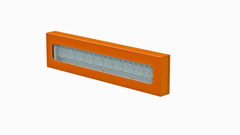 Светильник светодиодный взрывозащ. ССдВз 1Ех 03-030-001 "Практик 30 1Ех" ОМ 30Вт IP65 3780лм 558х200х70мм судовой SALUX Вз-1Ех-03-030-001-ОМ