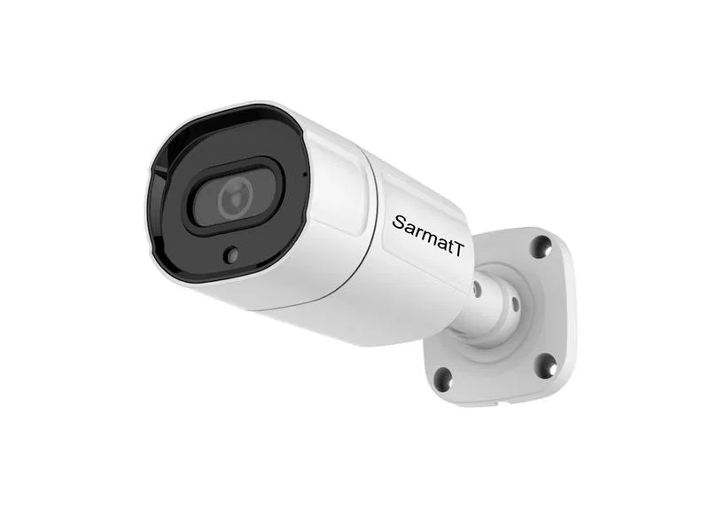 Видеокамера уличная 4MP IP с ИК подсветкой SR-IN40F28IRXSDM IP 67 -30град.C-60град.C металл бел. SarmatT ПО-00005677