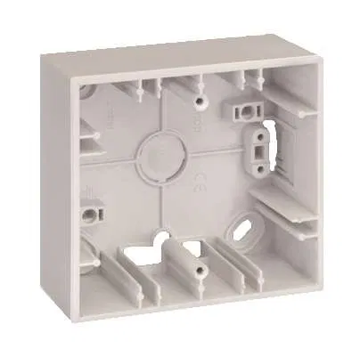 Коробка 1 пост ОП Simon27 86х93х37мм бел. 2700751-30 2700751-030