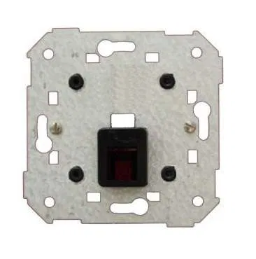 Розетка телефонная СП Simon 88 RJ11 6 контакт. для коннектора механизм черн. Simon 75480-32