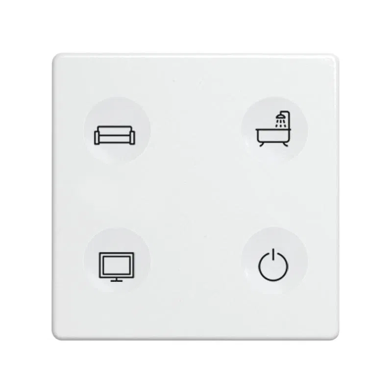 Выключатель сенсорный 4-кл. СП Simon 82 Sense IP20 с тематич. маркир. Т1 бел. Simon 8000643-030