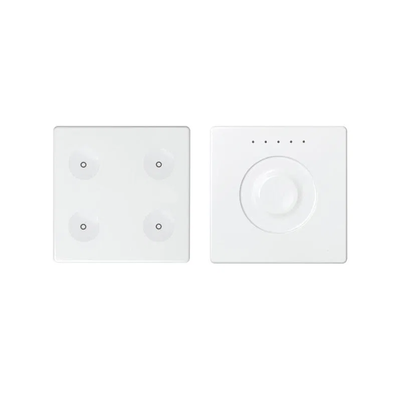 Комплект выключателя 4-кл. сенсорн. + регулятор KNX; RJ12 бел. Simon82 Sense 8400651-030