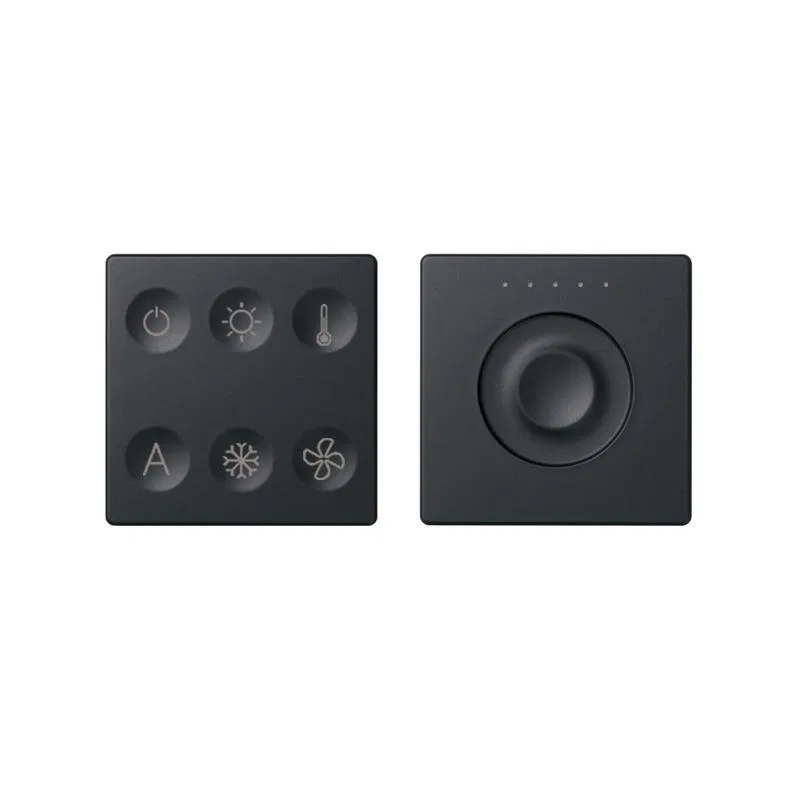 Комплект выключателя 6-кл. сенсорн. + регулятор Т1 KNX; RJ12 графит Simon82 Sense 8400673-038