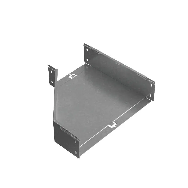 Переходник для лотка правый 100х200-400 сталь 1мм "ПЛЮС" PDplus100-200-400-R КМ PL0682 СИСТЕМА КМ