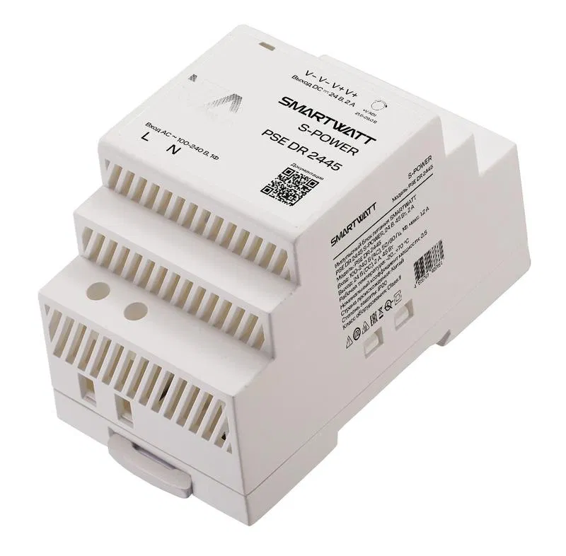 Блок питания импульсный PSE DR 2445 S-POWER 24В 45Вт 2А SMARTWATT 4512020450012