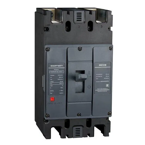 Выключатель автоматический в литом корпусе PDE HCB400F-DC-315/3 315А 3P 30кА SmartWatt 4512020500073