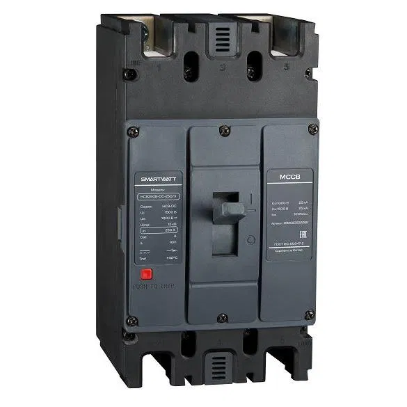 Выключатель автоматический в литом корпусе PDE HCB315F-DC-315/3 315А 3P 25кА SmartWatt 4512020500079