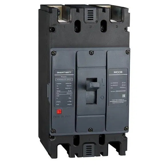 Выключатель автоматический в литом корпусе PDE HCB250B-DC-180/3 180А 3P 15кА SmartWatt 4512020500088