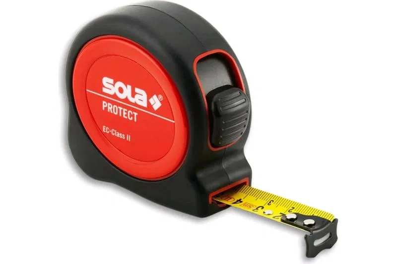 Рулетка Protect PE 8мх25мм II класс SOLA 50550801