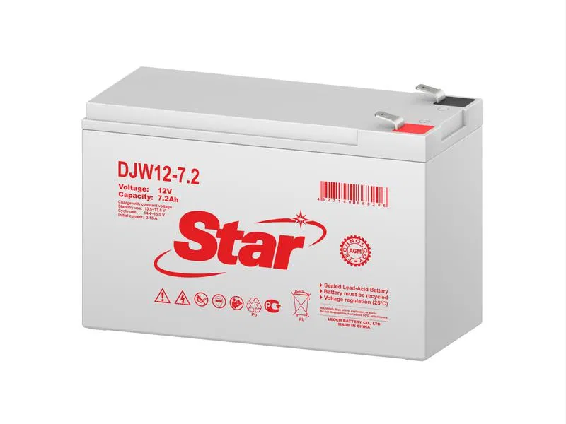 Аккумулятор 12В 7.2А.ч клемма F2 Star DJW12-7.2 DJW12-7.2 STAR