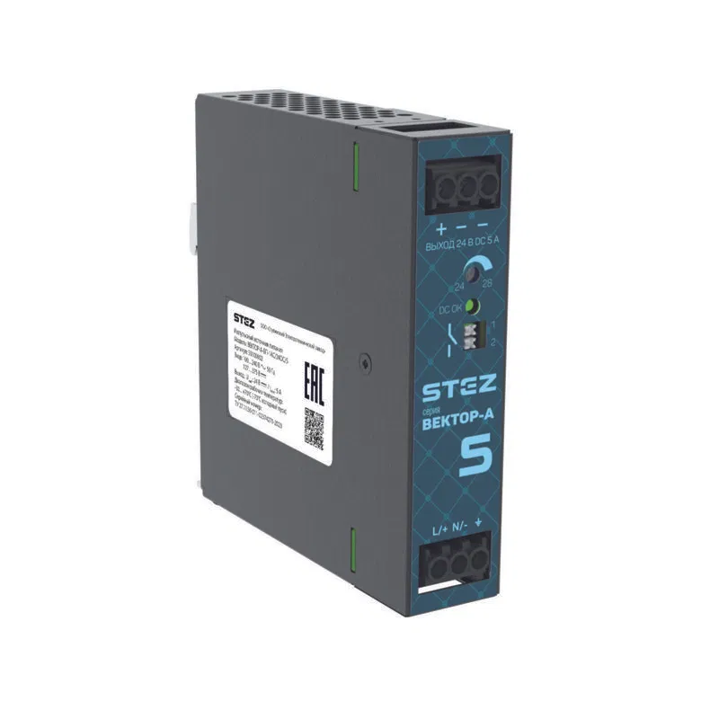 Источник питания ВЕКТОР-А-БП-1AC/24DC/5 СТЭЗ 50100002
