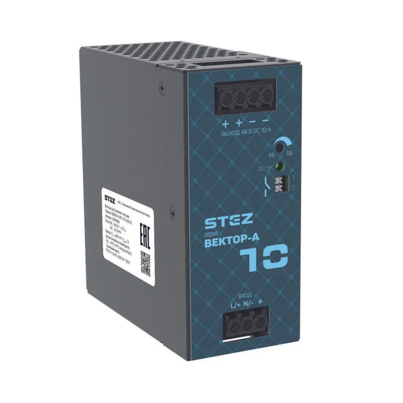 Источник питания ВЕКТОР-А-БП-1AC/48DC/10 СТЭЗ 50100007