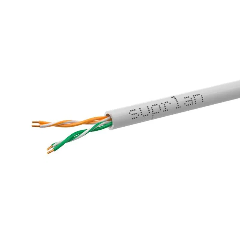 Кабель витая пара UTP кат.5E 2х2хAWG24 solid Cu LSZH нг(А)-HF In. Standard (м) SUPRLAN 01-0231-1