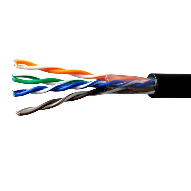 Кабель витая пара UTP кат.5E 4х2х0.64 solid Cu PE Out Long Ethernet (м) SUPRLAN 01-0345-1