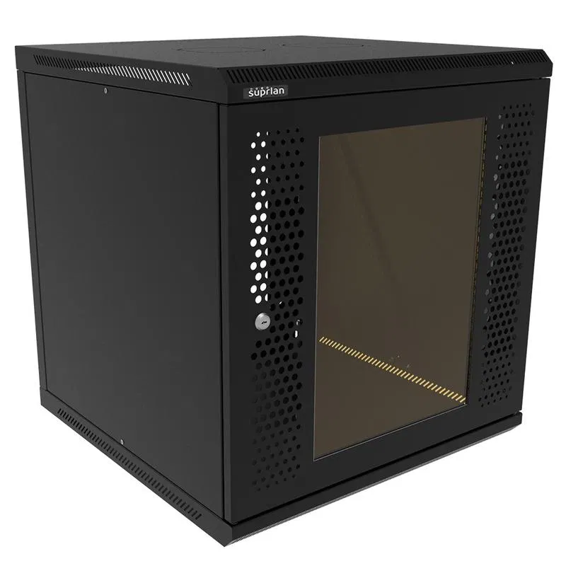 Шкаф телекоммуникационный настенный ТВС-12U-600-600-С+П-9005 SUPRLAN 05-2129-B