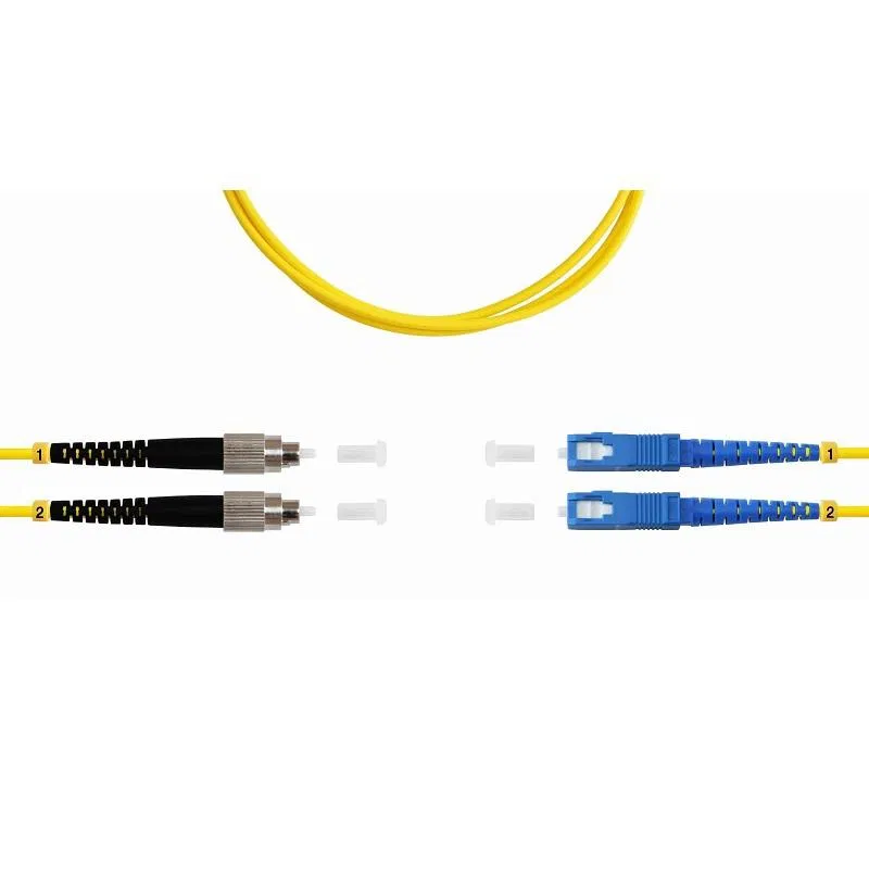 Патч-корд ВО SM(G.652.D) FC/UPC-SC/UPC 3.0мм duplex LSZH 2м SUPRLAN 09-0633