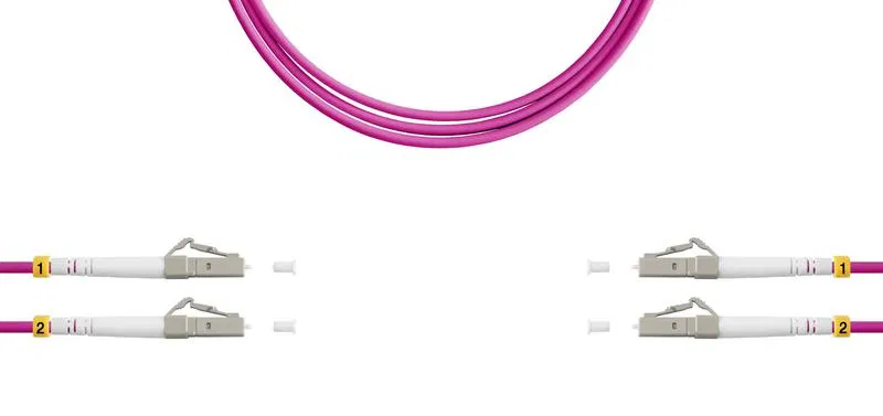 Патч-корд ВО MM(OM4) LC/UPC-LC/UPC 3.0мм duplex LSZH 10м SUPRLAN 09-12075