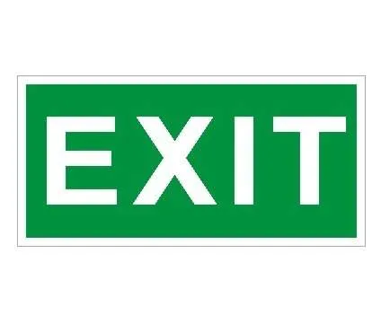Пиктограмма "Exit" ПЭУ 012 210х105 СТ 2501002350 Световые технологии
