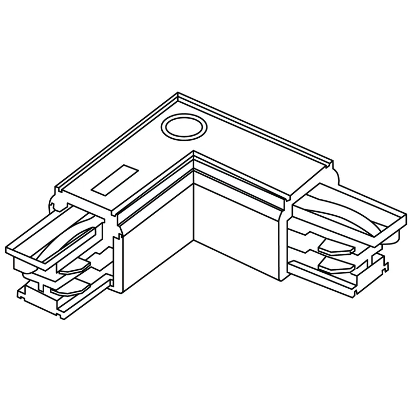 Connector TF L-shaped external white 4909001090 Световые Технологии