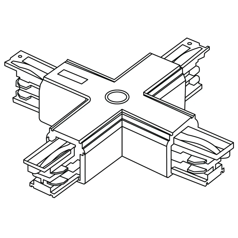 Connector TF X-shaped metallic 4909001340 Световые Технологии