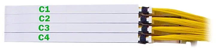 Блок кроссовый 4 модуля П КБ4-96SC-96SC/SM-96SC/UPC ССД ВОКС-ФП-СТ ССД 131004-00292 Связьстройдеталь