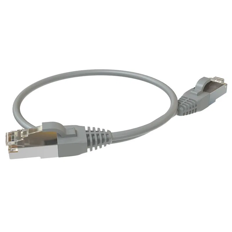 Патч-корд F/UTP кат.5E 2хRJ45 экранир. LSZH 0.3м сер. SYSMATRIX PC 4545.5ES26.03LSZHGY