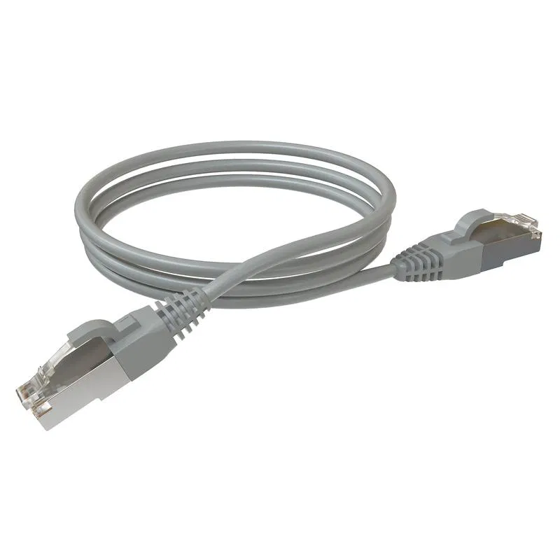 Патч-корд F/UTP кат.5E 2хRJ45 экранир. LSZH 2м сер. SYSMATRIX PC 4545.5ES26.2LSZHGY