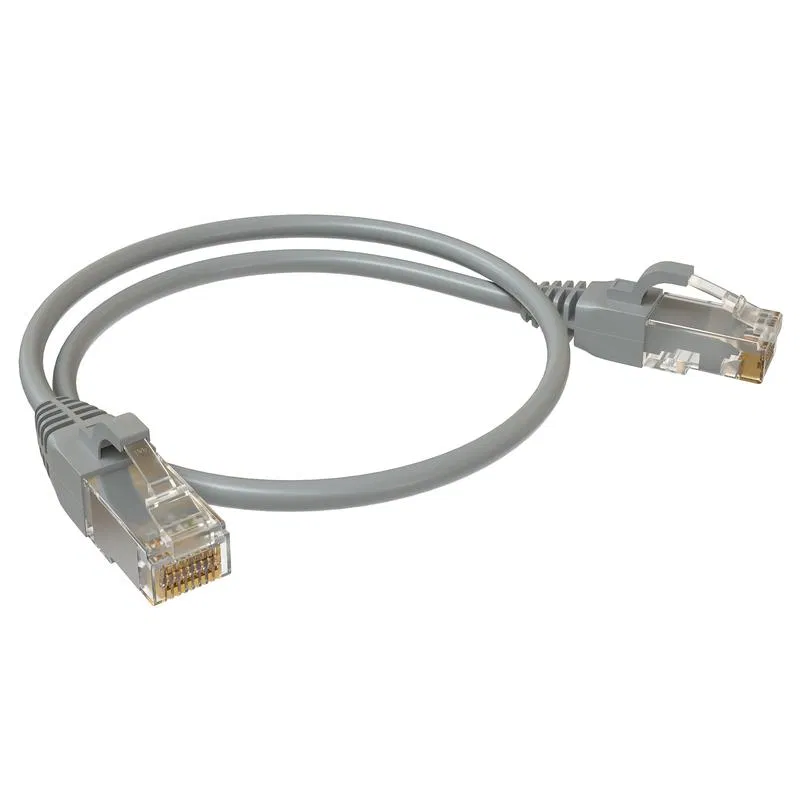 Патч-корд U/UTP кат.5E 2хRJ45 неэкранир. LSZH 0.5м сер. SYSMATRIX PC 4545.5EU26.05LSZHGY