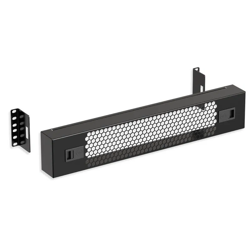 Экран защитный перфорир. 2U 19дюйм RAL 9004 черн. SYSMATRIX PS 0200.9000