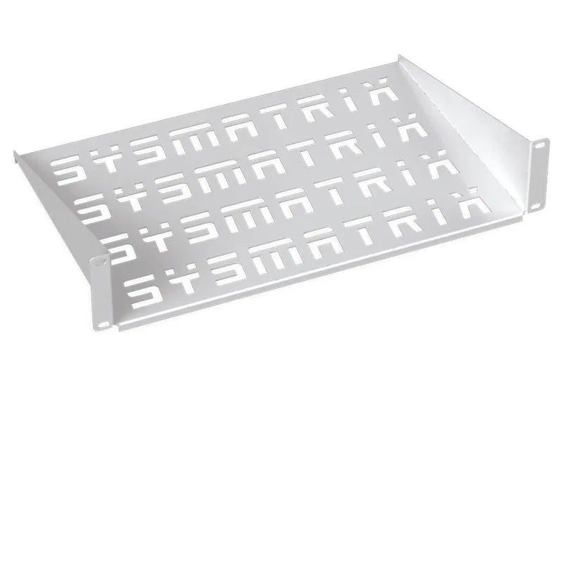 Полка консольная перфорир. 19дюйм 1U Г=300мм RAL 7035 сер. SYSMATRIX SH 3003.700