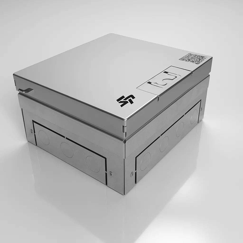 Лючок в пол на 12 модулей (6 розеток 45x45) IP54 System Power SP01-0112