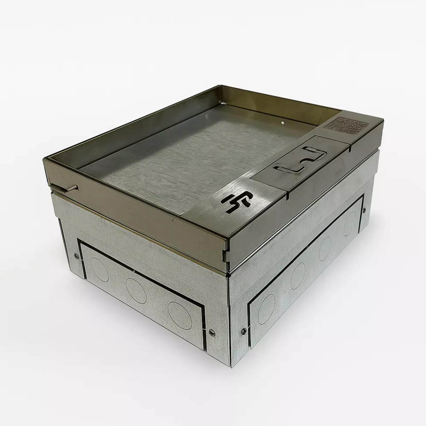 Лючок-невидимка в пол на 12 модулей (6 розеток 45x45) IP54 System Power SP01-0212