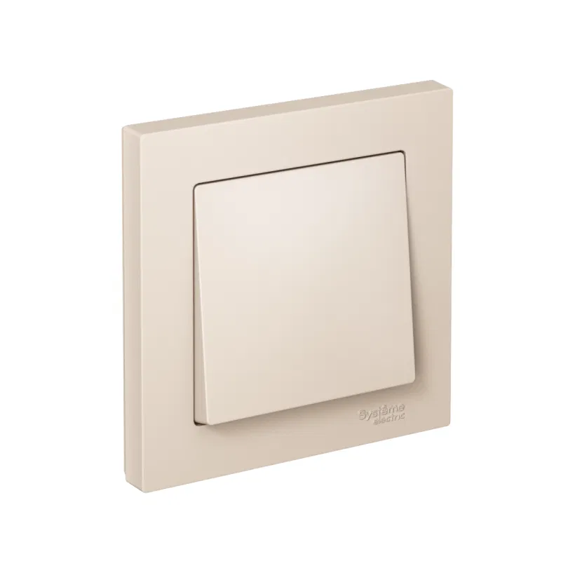 Выключатель 1-кл. СП AtlasDesign 10А IP20 (сх. 1) 10AX в сборе беж. SE ATN000212 Systeme Electric